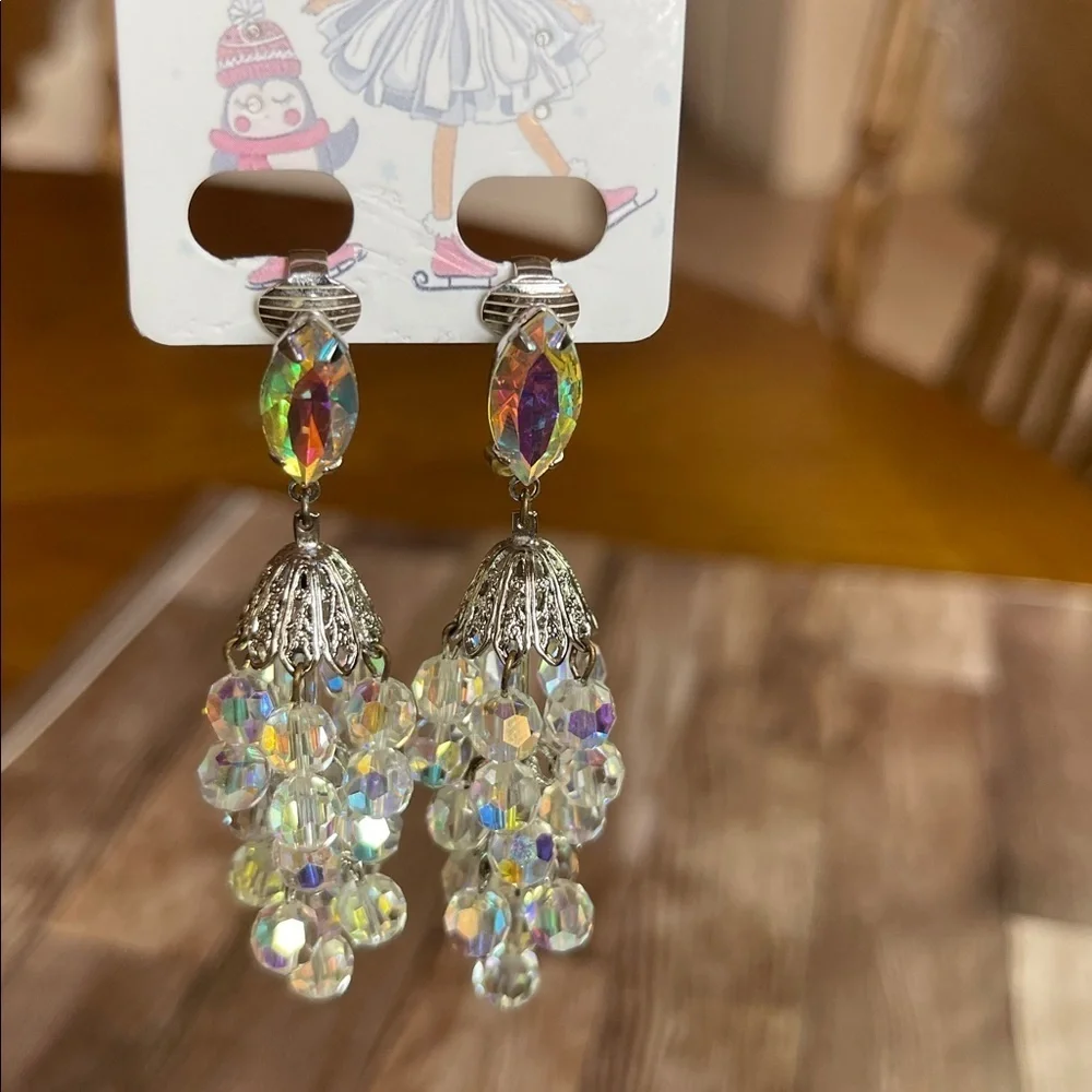 Iridescent Dangle Earrings